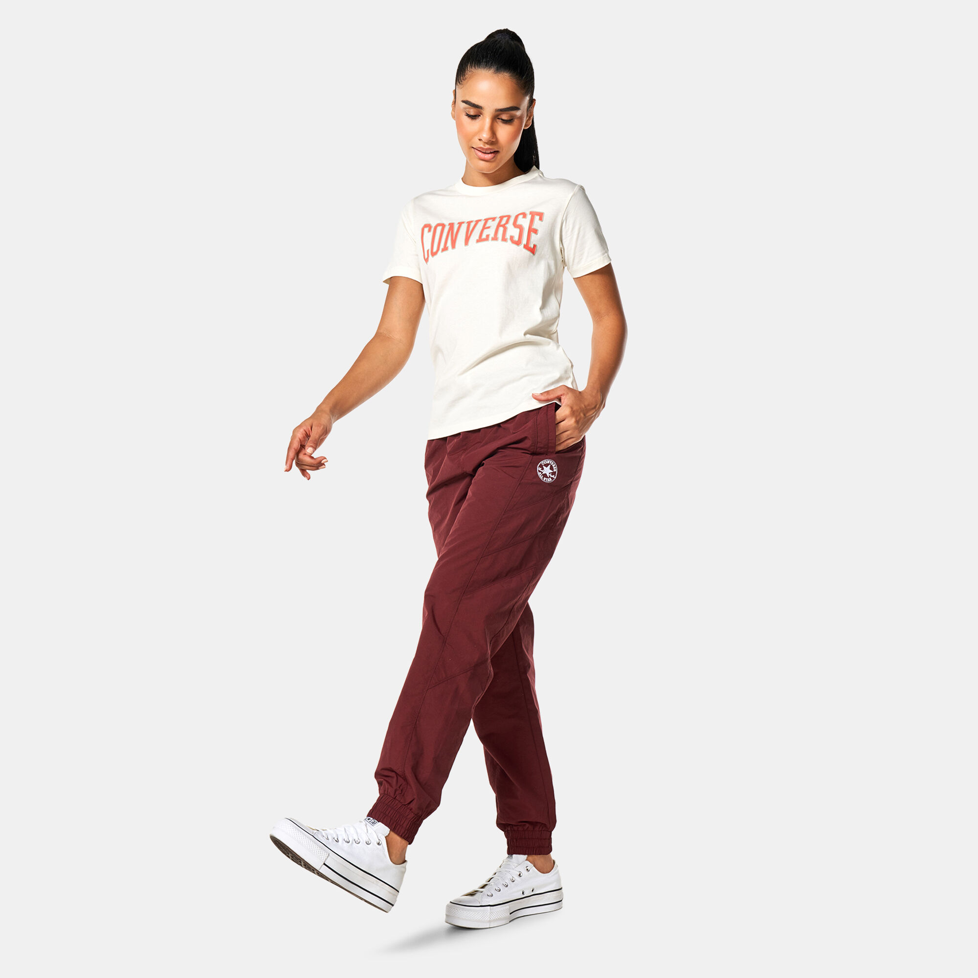 Buy Converse Women s Star Sprinter Sweatpants Red in Kuwait SSS