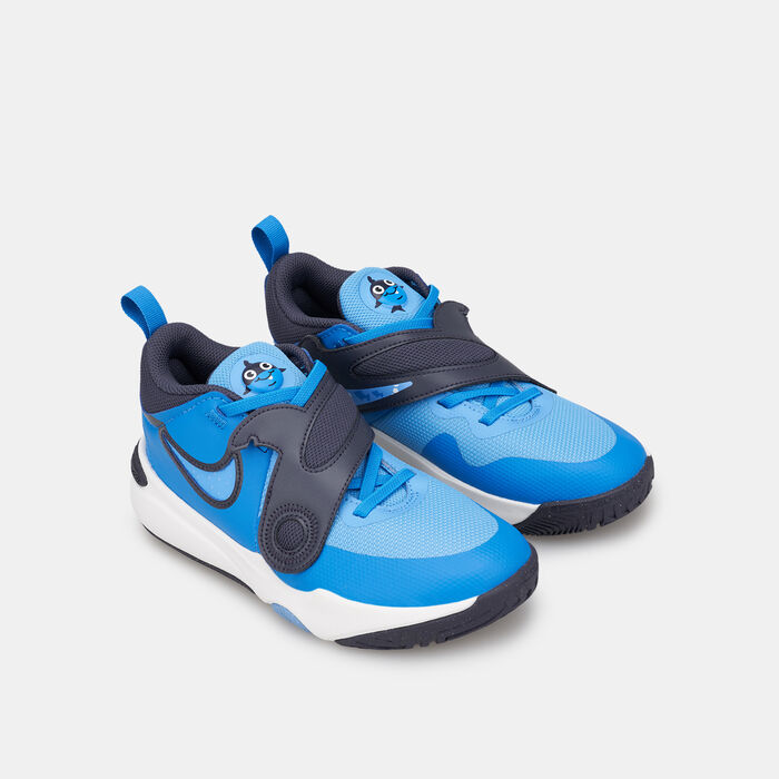 Nike Kids' Team Hustle D 11 Shoe (Younger Kids) Blue image number 2