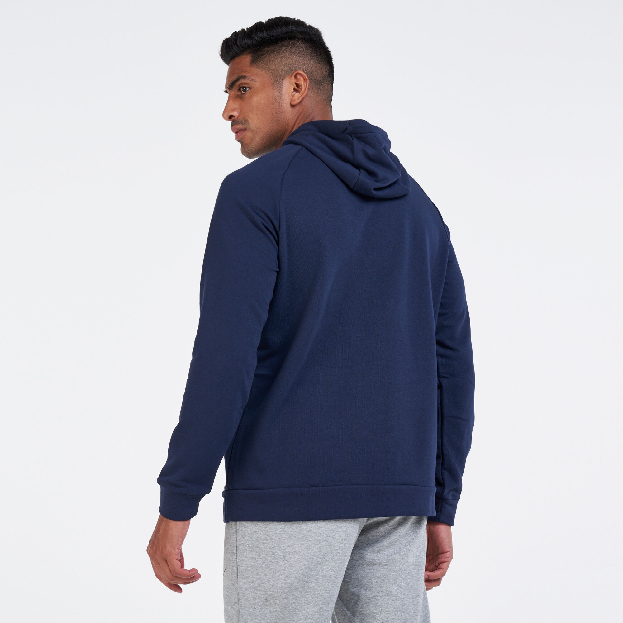 Navy blue dri fit hoodie deals