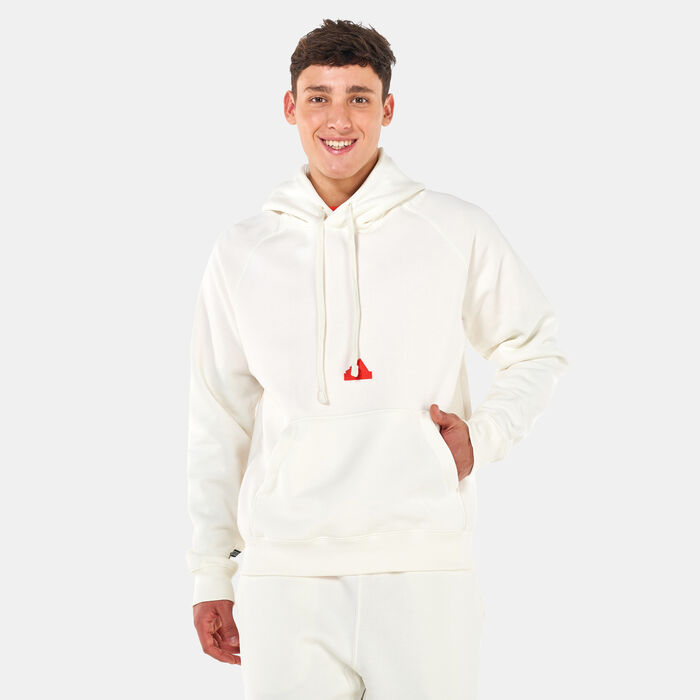 adidas Men's Fleece Hoodie White image number 0