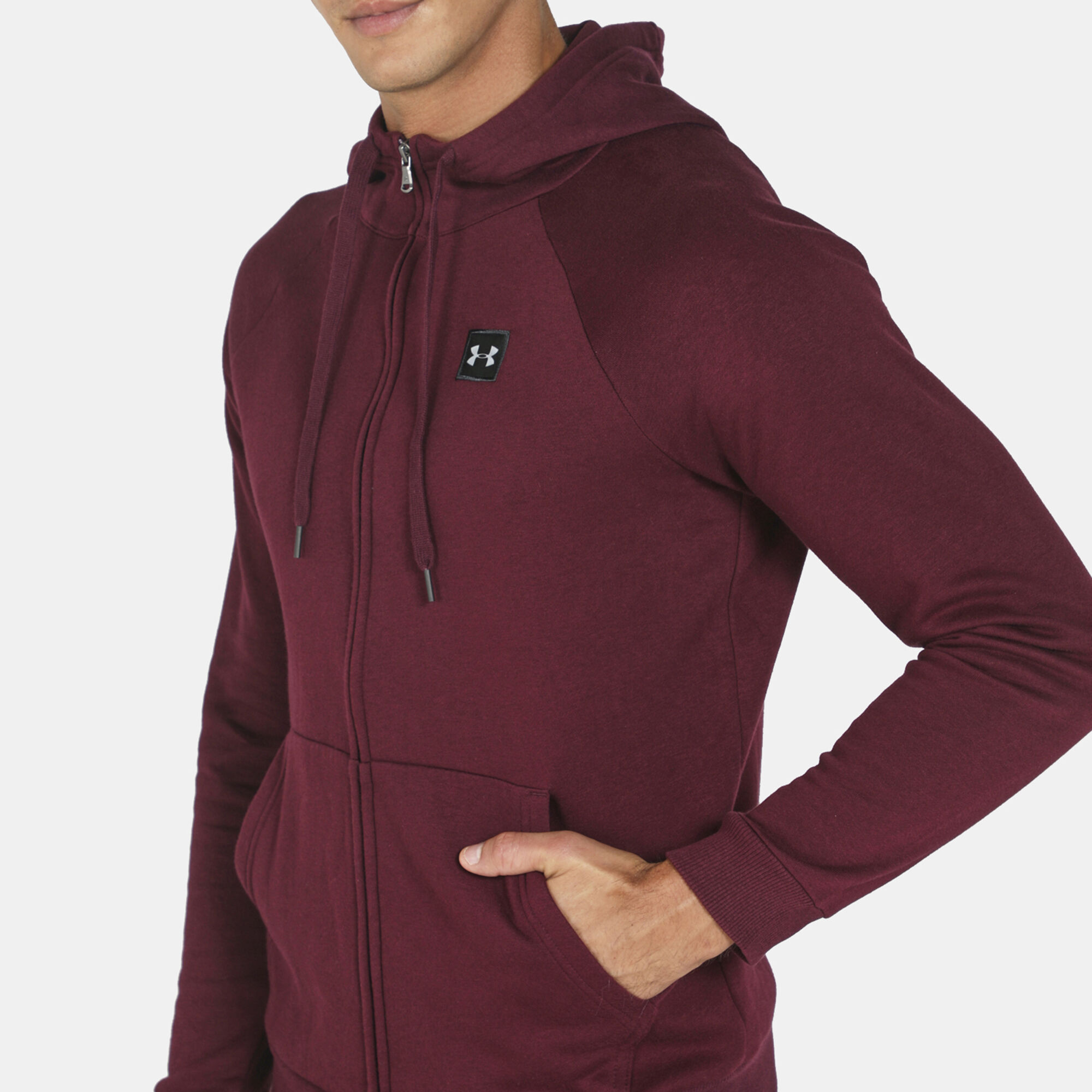 Buy Under Armour Men's Rival Fleece Full Zip Hoodie in Kuwait SSS