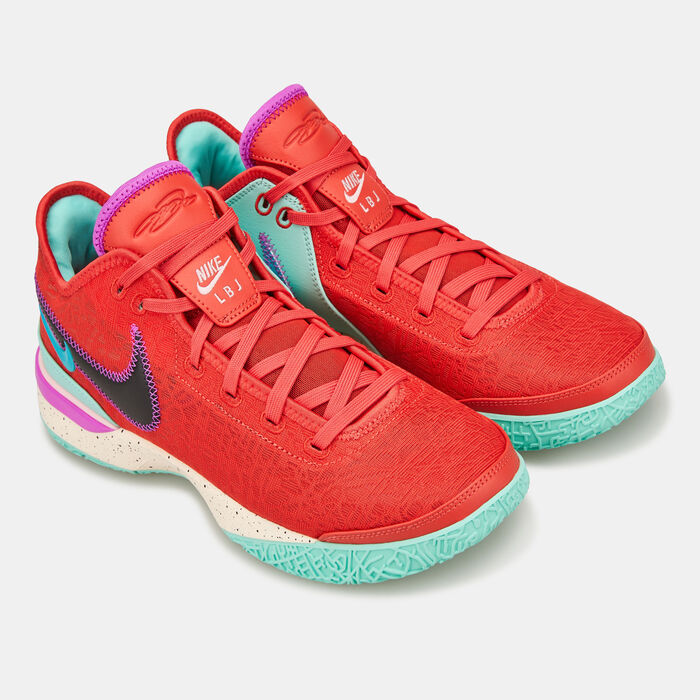 Nike Men's LeBron NXXT Gen Basketball Shoe Red image number 2