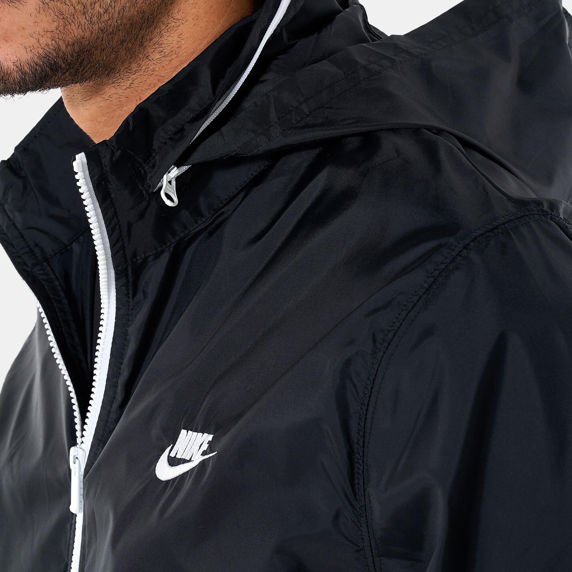 Black nike woven tracksuit discount