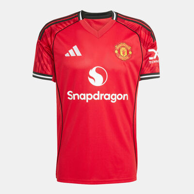 adidas Men's Manchester United 25/26 Home Replica Football Jersey Red