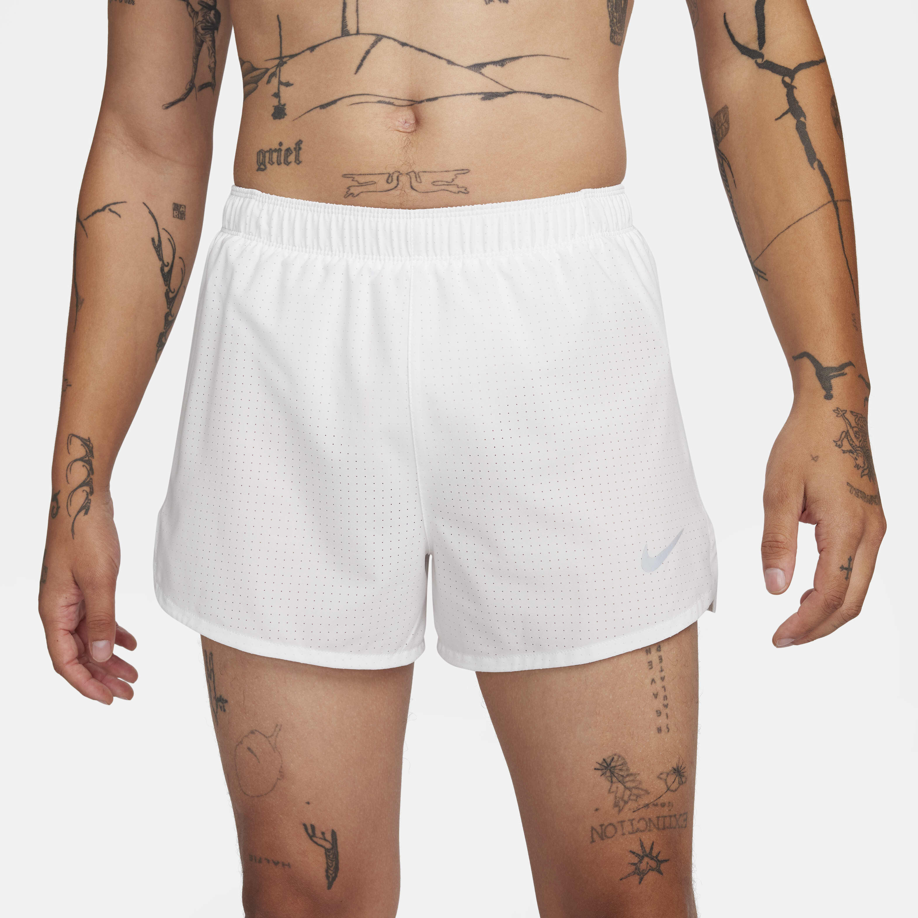 Men s Fast Dri FIT Running Shorts White Nike in Kuwait SSS