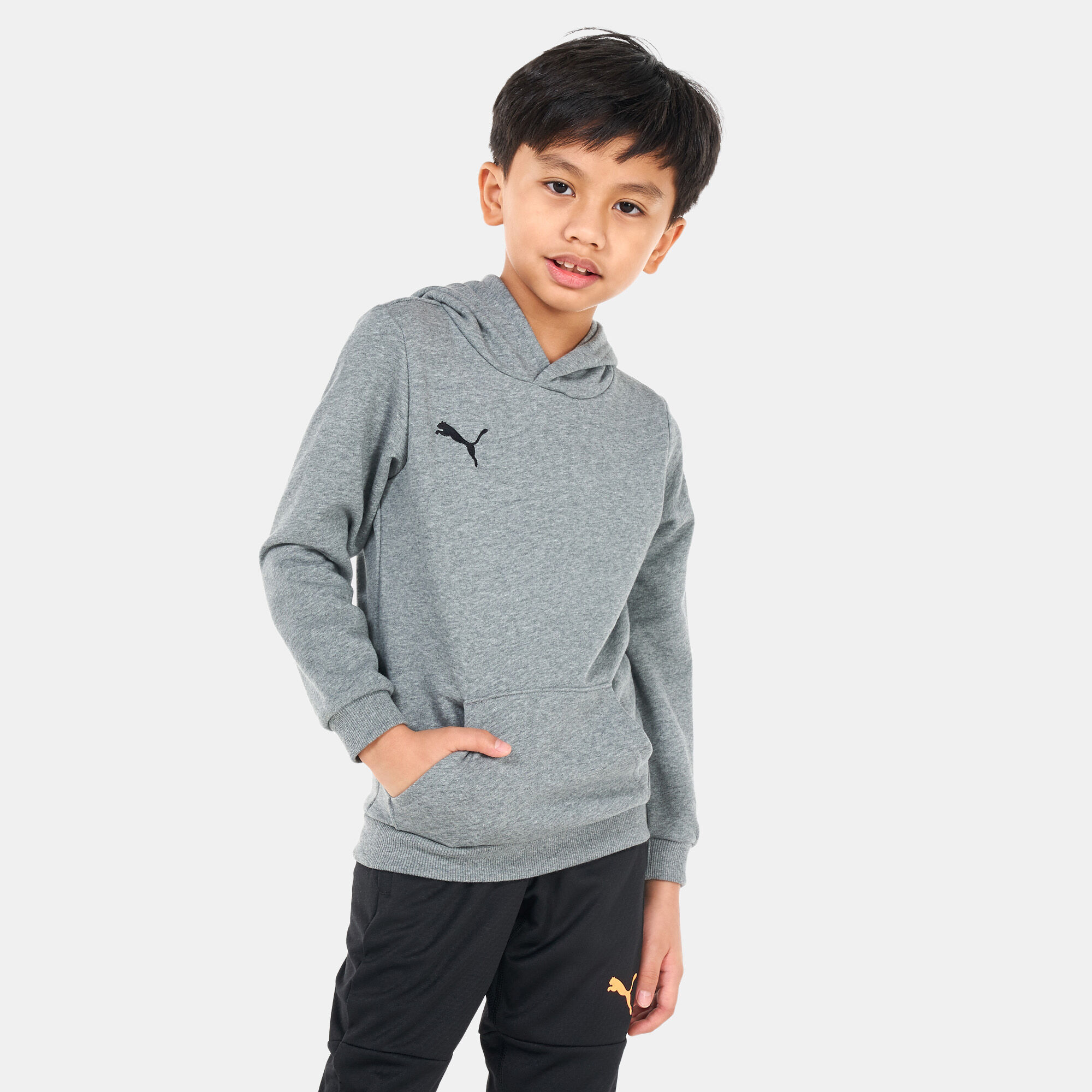 PUMA Kids teamGOAL 23 Casuals Hoodie Grey in Kuwait SSS