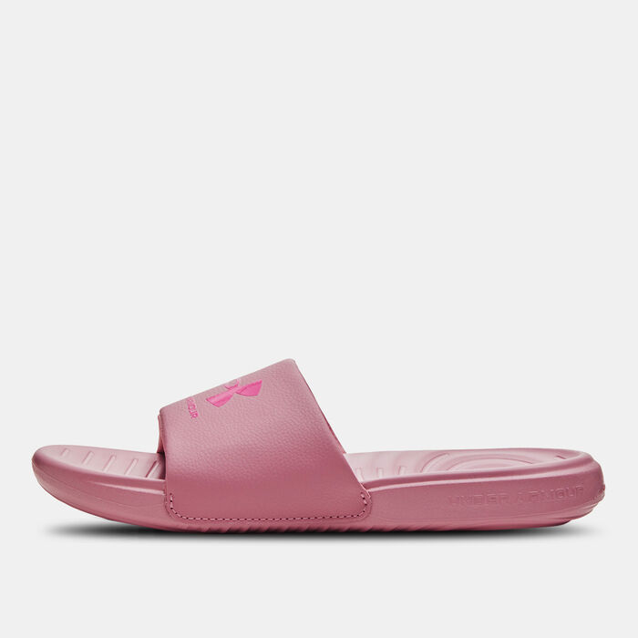 Under Armour Women's Ansa Fixed Slides Pink image number 2