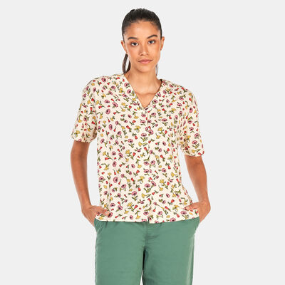 Vans Women's Wyld Printed Shirt Beige