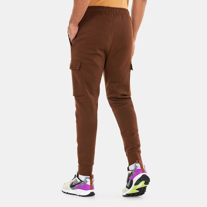 Buy Nike Men's Sportswear Club Fleece Cargo Pants Brown in Kuwait -SSS