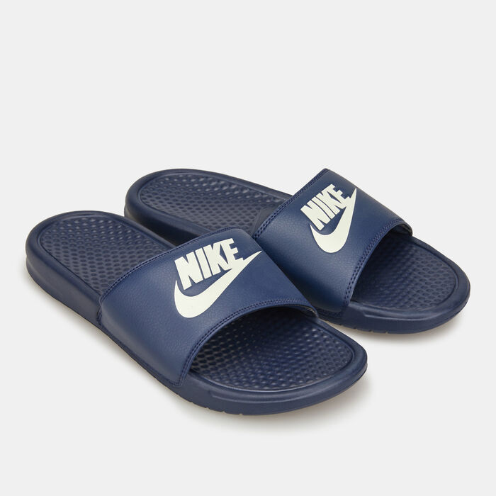 Nike Men's Benassi JDI Slides Blue image number 1
