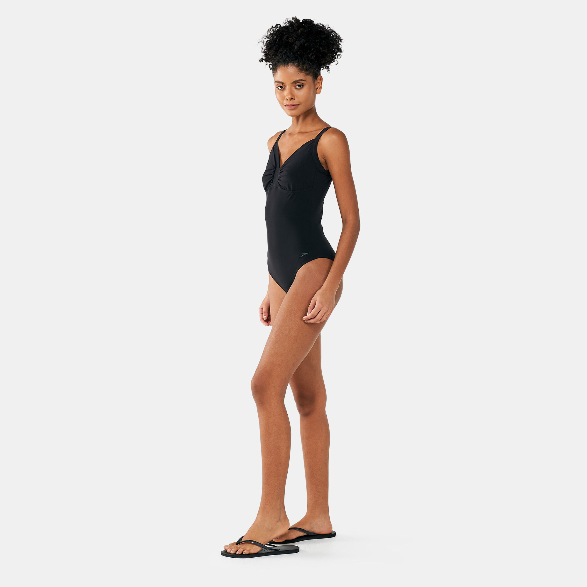 Speedo sculpture watergem swimsuit black new arrivals