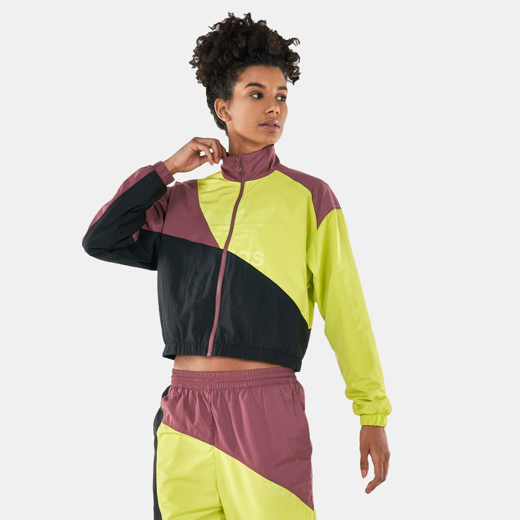 Buy adidas Women s Adicolor Colourblock Track Jacket Multi in