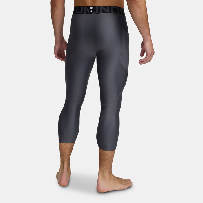 Under Armour Men's HeatGear® Armour 7/8 Tights Grey image number 1