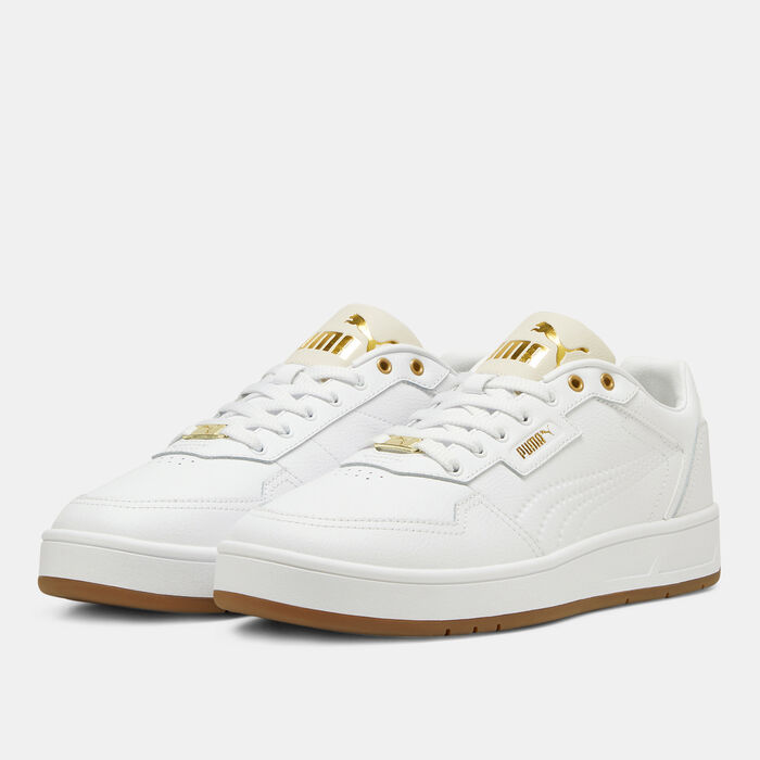 PUMA Men's Court Classic Lux Shoes White image number 1