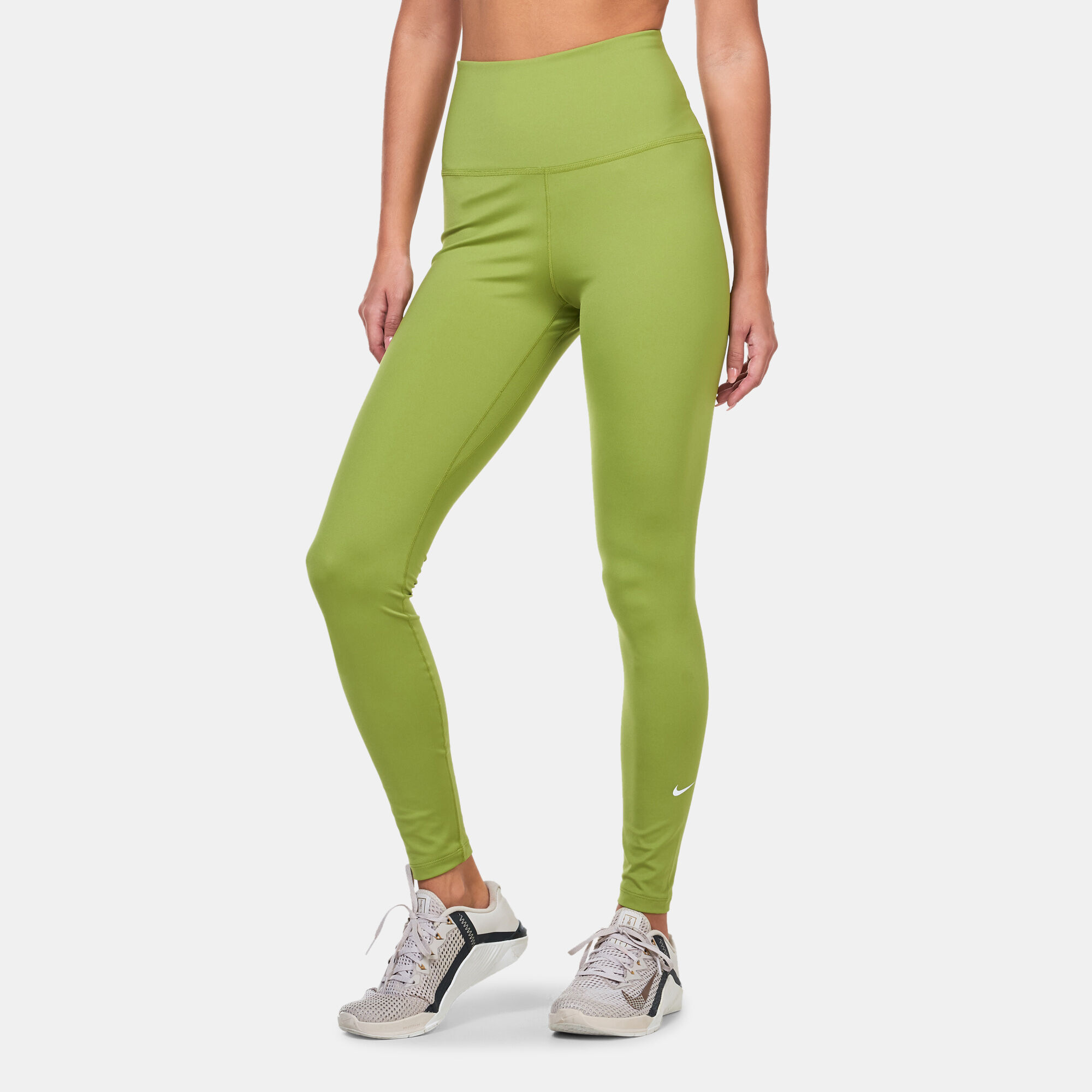 Women s One High Rise Leggings Green Nike in Kuwait SSS