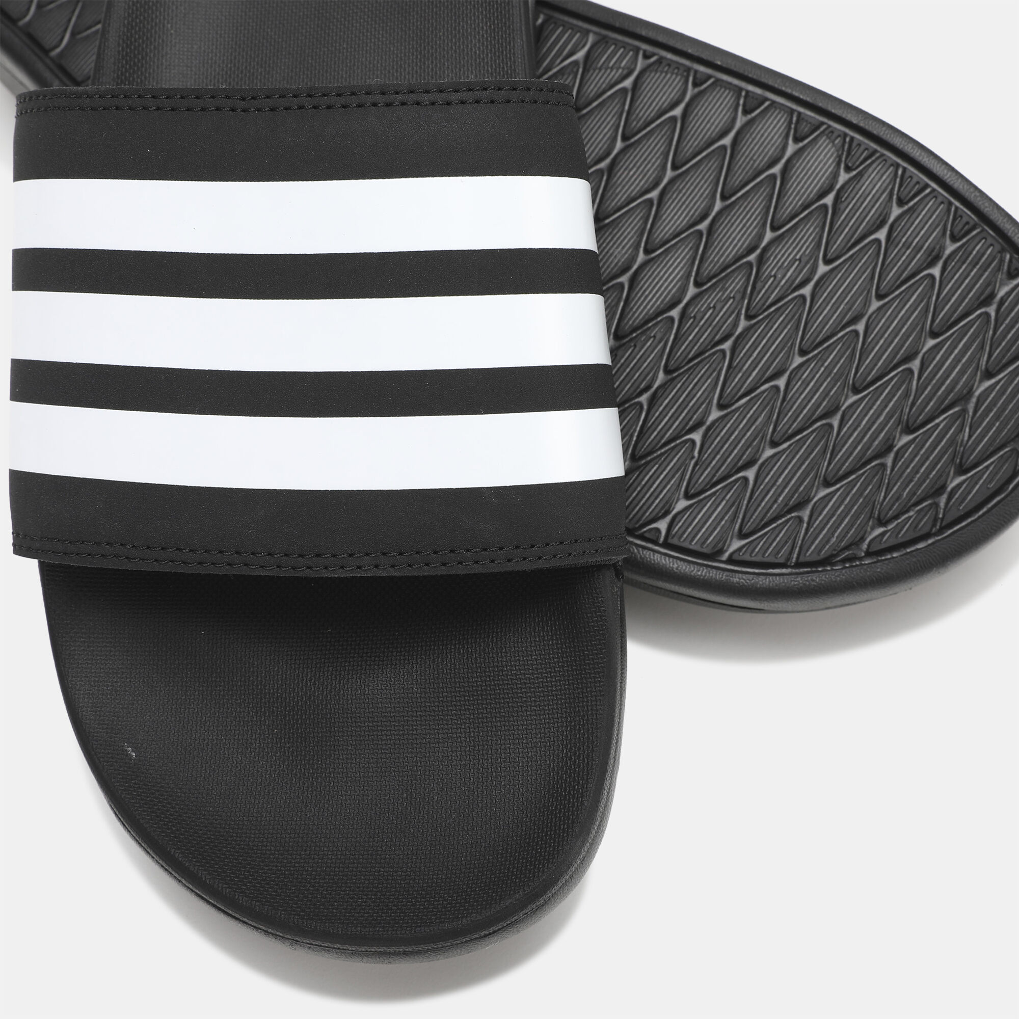 Cloudfoam slides black and white clearance