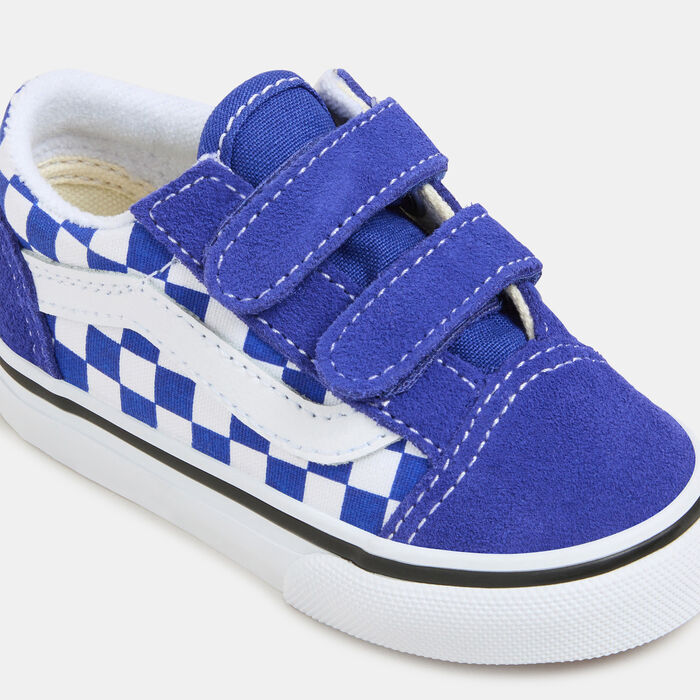 Vans Kids' Old Skool Velcro Shoes (Baby and Toddler) Multi image number 3
