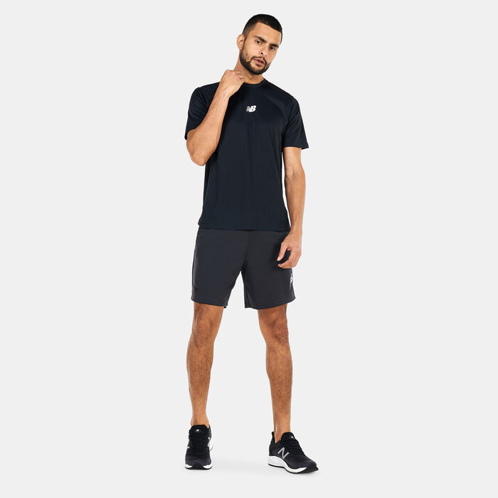 New Balance Men's Impact Run AT N-Vent T-Shirt Black image number 2