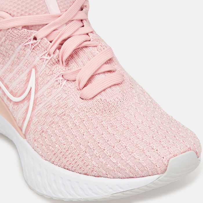 Nike Women's React Infinity Run Flyknit 3 Shoe Pink image number 4