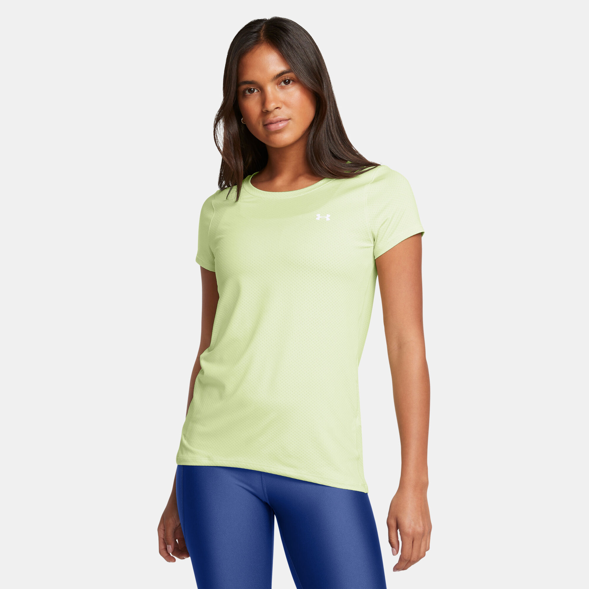 Women s HeatGear Armour Training T Shirt Green Under Armour in Kuwait SSS