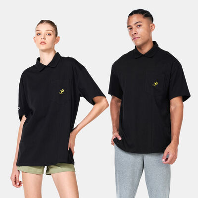 Converse x Peanuts Shapes Polo Shirt Black