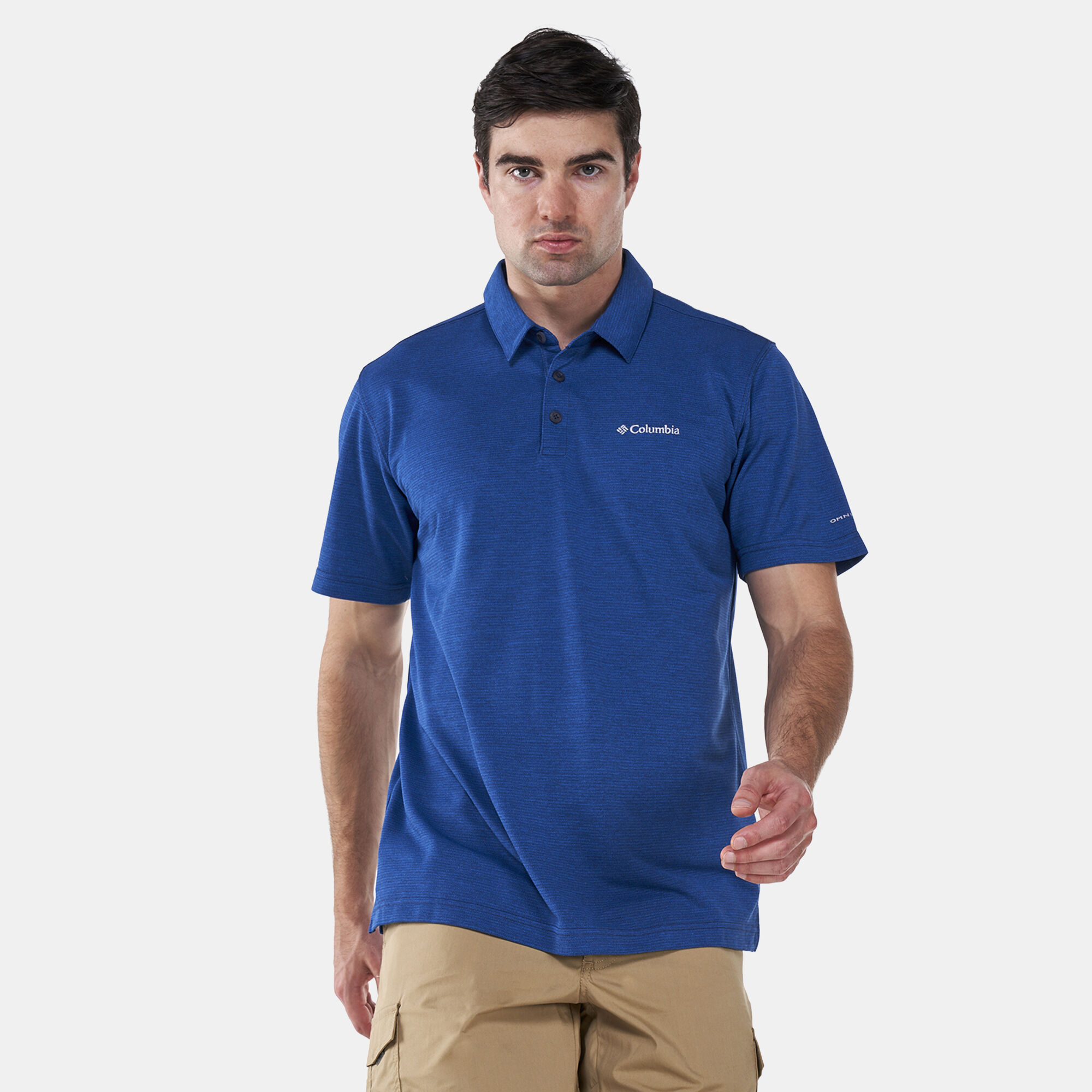 Columbia blue polo shirts cheap