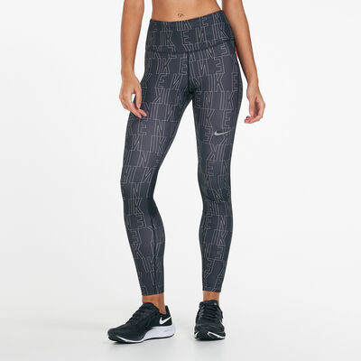 Women's Large L Nike Epic Lux Run Division Flash Tights Athletic Pants Black