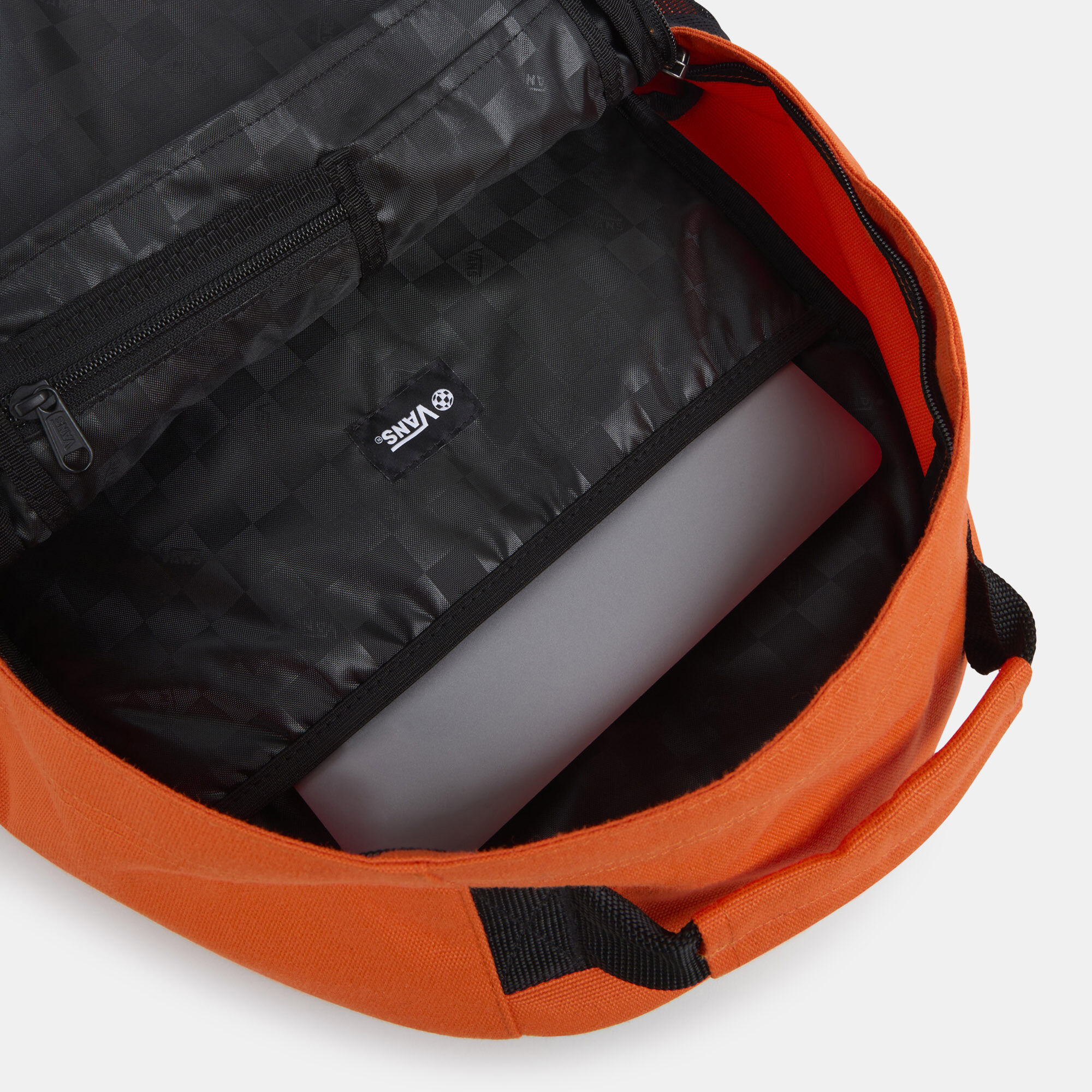 Vans orange backpack sale