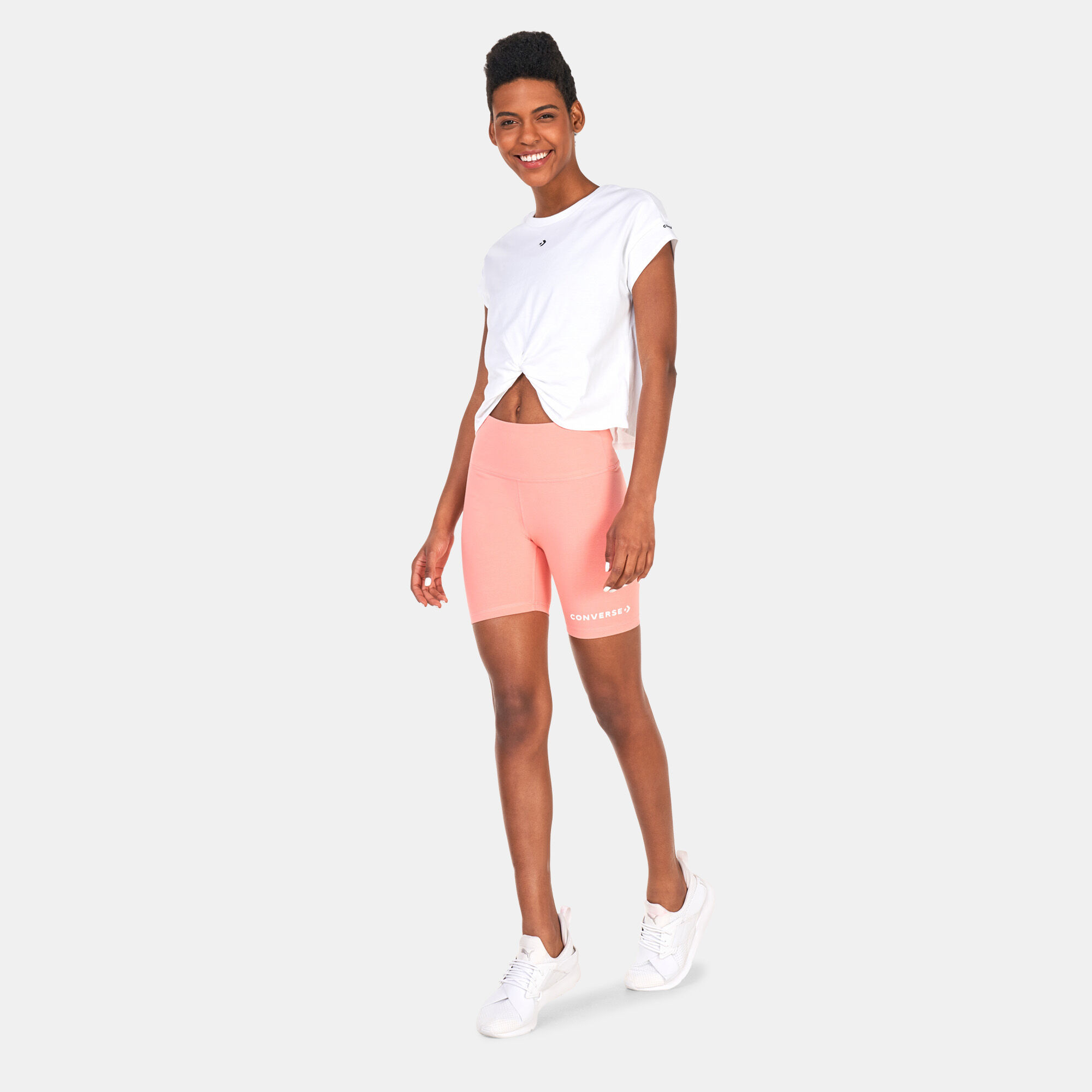 Pink cycling shorts best sale