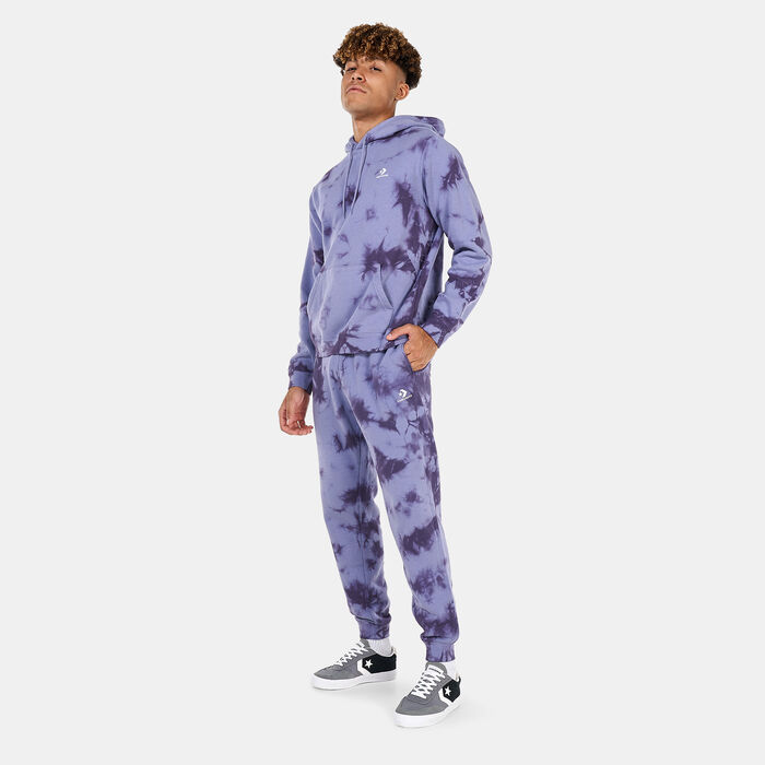 Converse Go-To Star Chevron Washed Hoodie Purple image number 2