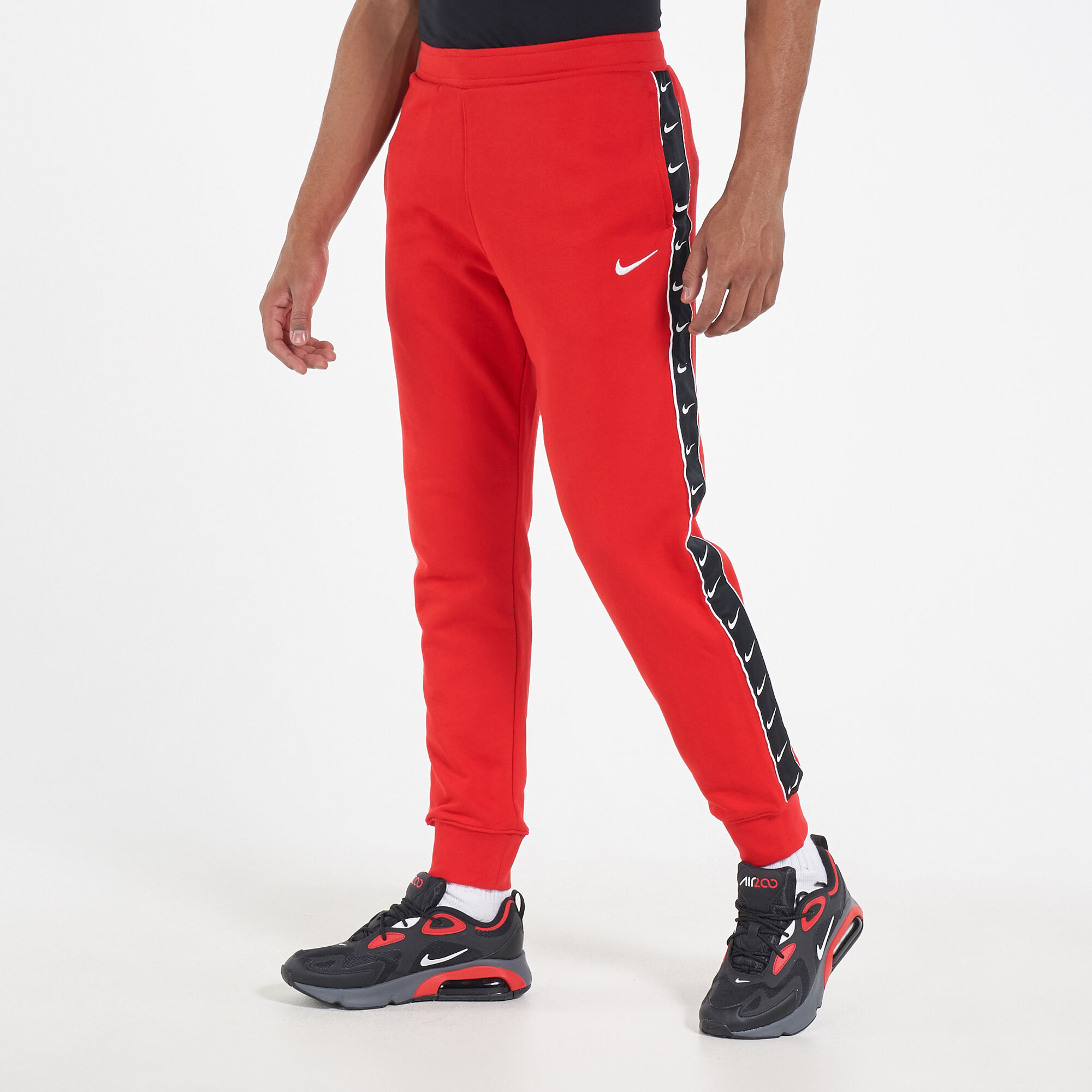 Buy Nike Men s Sportswear Swoosh Joggers Red in Kuwait SSS