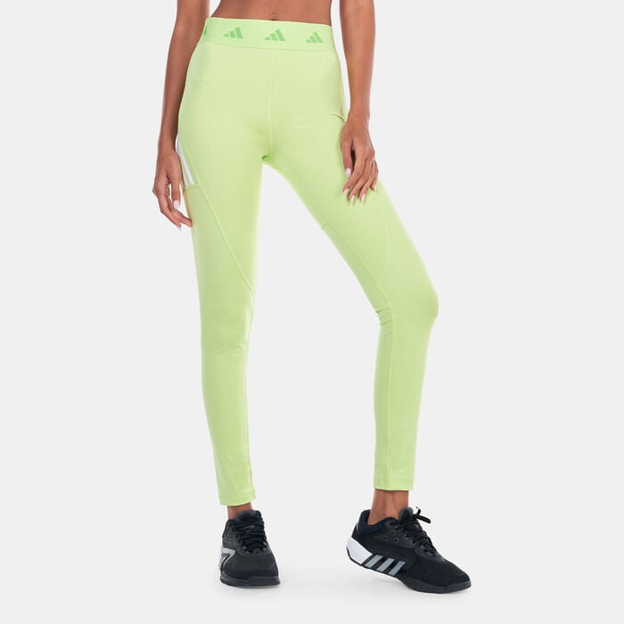 Adidas Leggings Women Small Green Aeroready Compression Yoga Gym