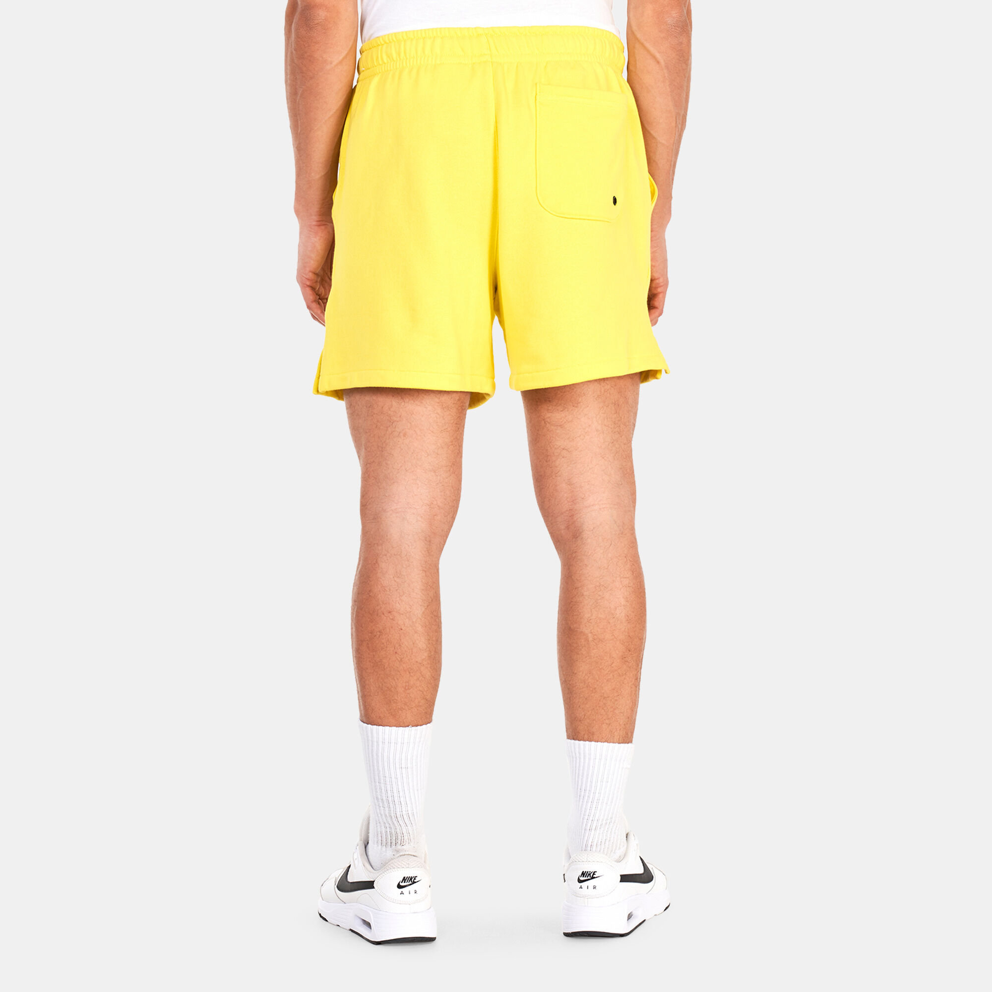 Yellow nike top fleece shorts
