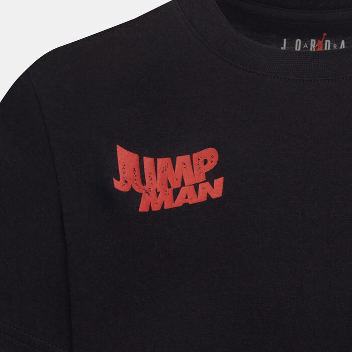 Nike Kids' Wavy Motion Jumpman T-Shirt Black image number 3