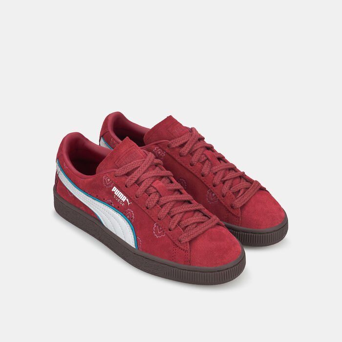 PUMA Kids' x One Piece Suede 2 Shoes Red image number 2