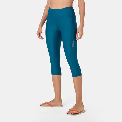COEGA Women's 3/4 Swimming Leggings Green