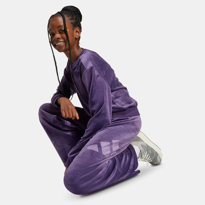 adidas Kids' Seasonal Essentials Holiday Pack Pants Purple image number 3