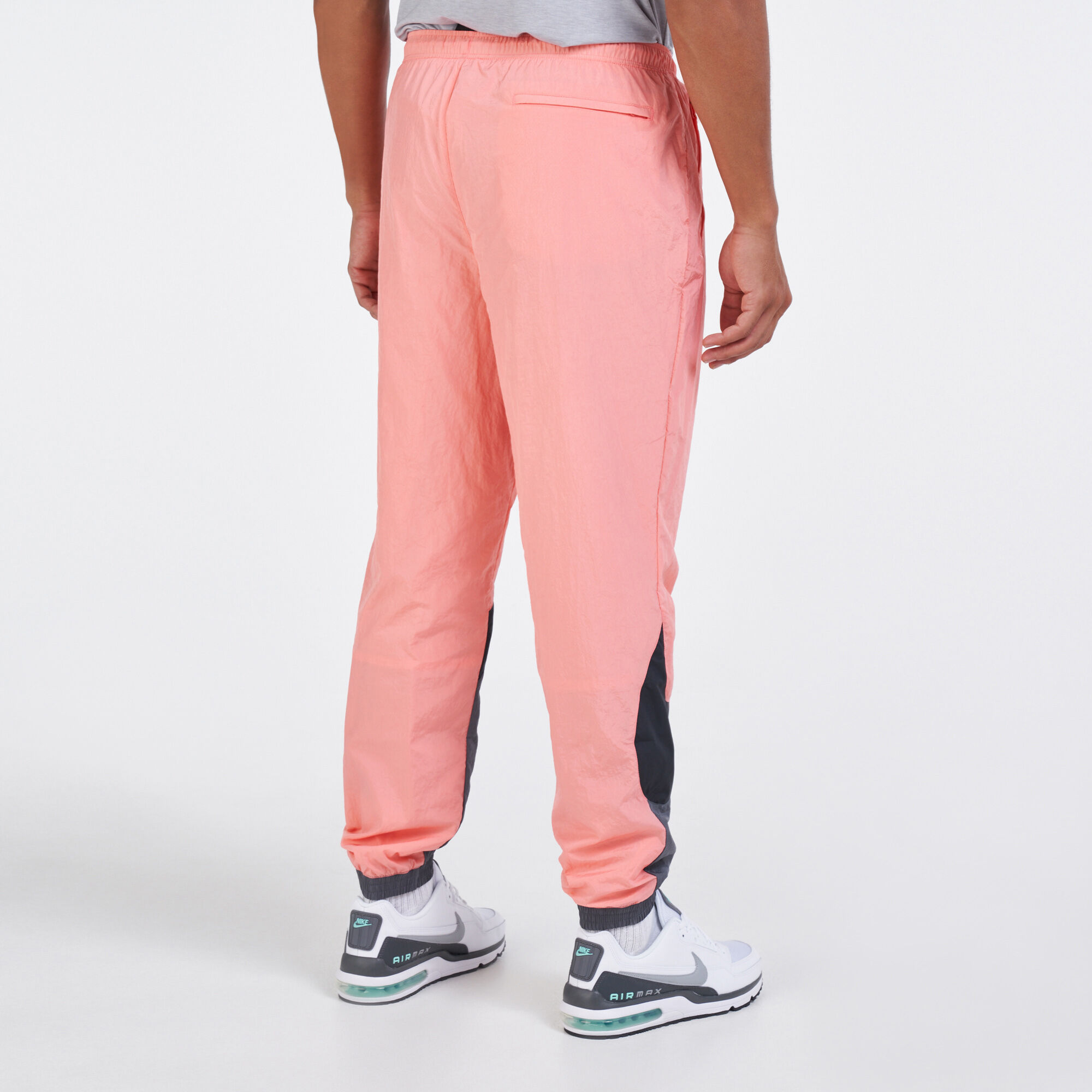 Nike swoosh shop woven pants pink