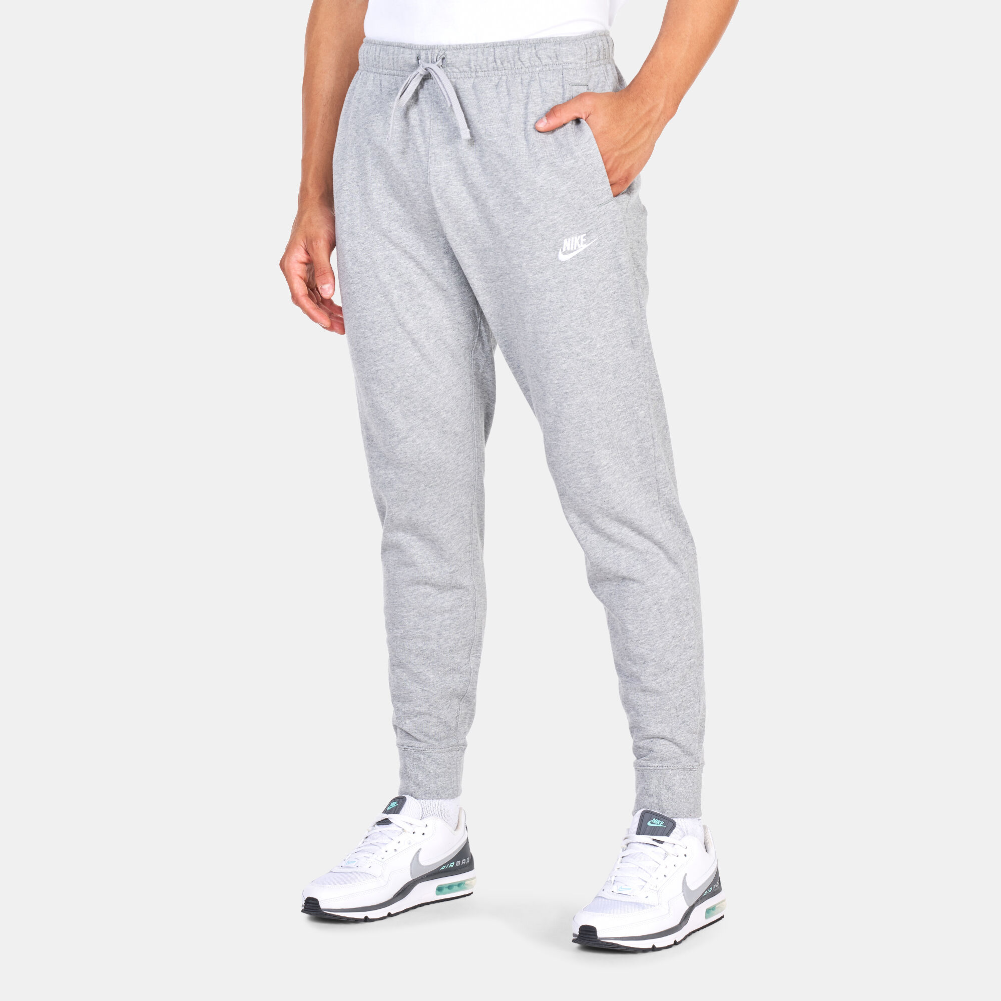 Men s Sportswear Club Jersey Sweatpants Grey Nike in Kuwait SSS