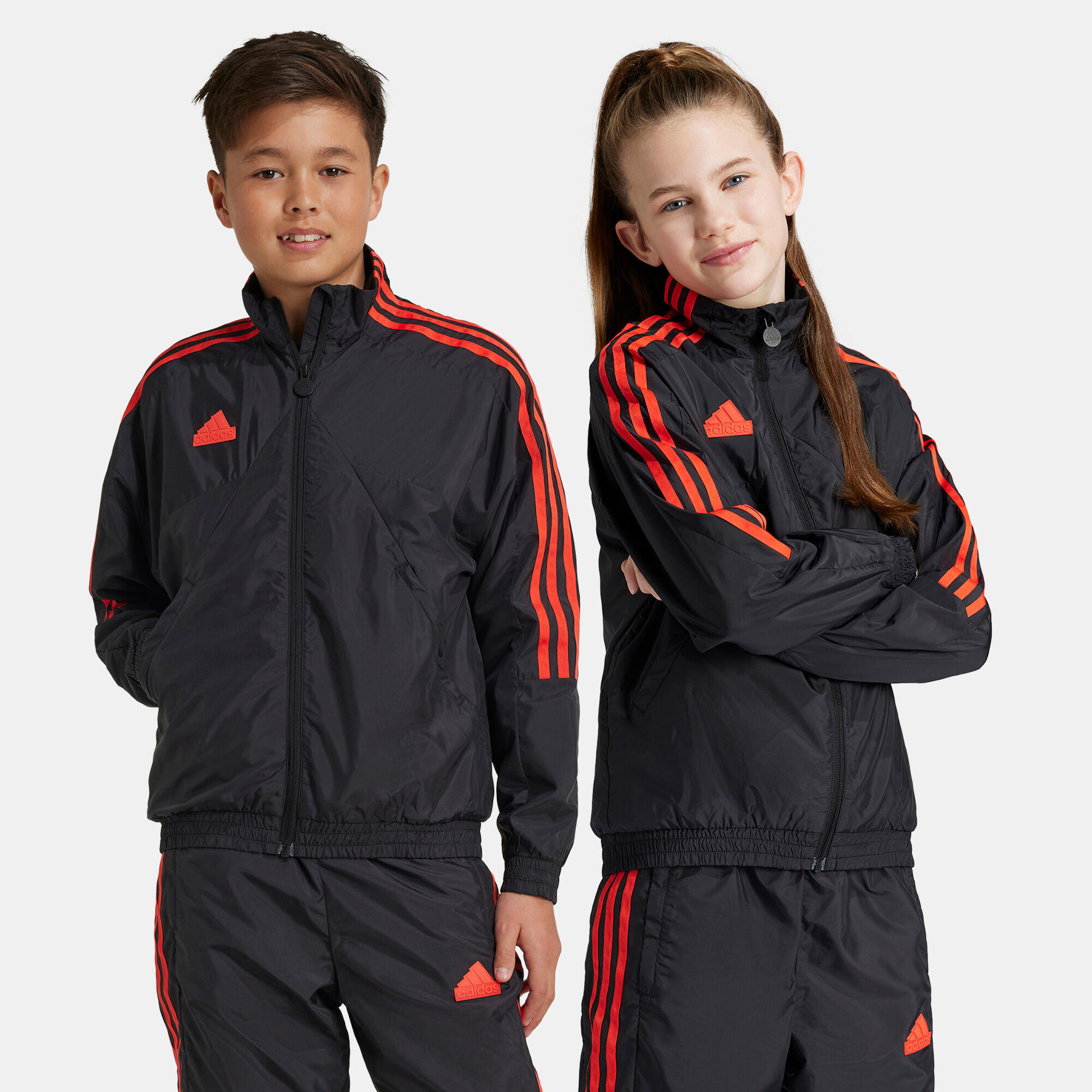Kids Tiro Woven Track Jacket Older Kids Black adidas in Kuwait SSS