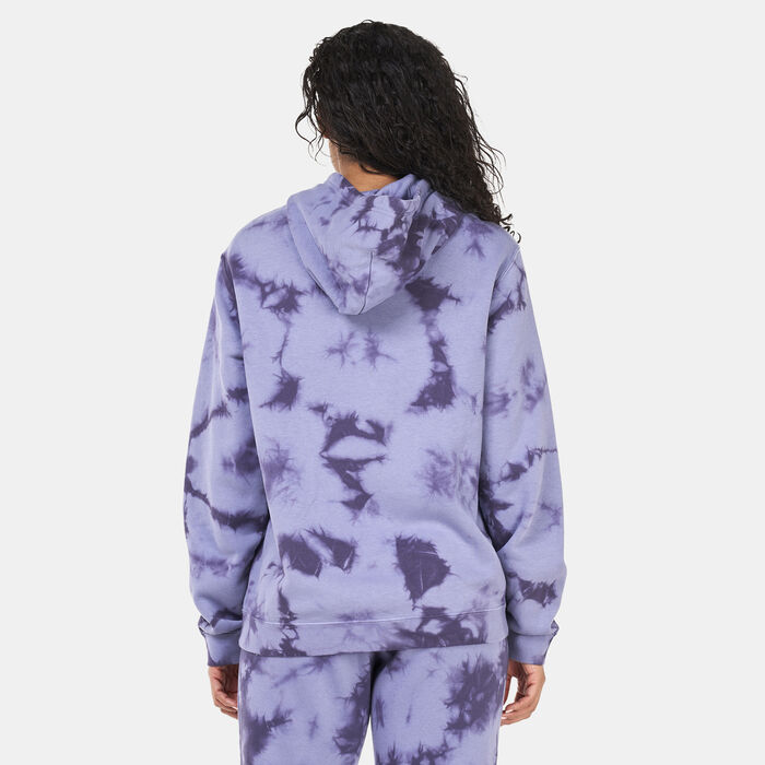 Converse Go-To Star Chevron Washed Hoodie Purple image number 1