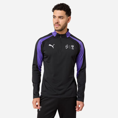 PUMA Men's Neymar Jr. Al Hilal 1/4-Zip Football Training Top Purple