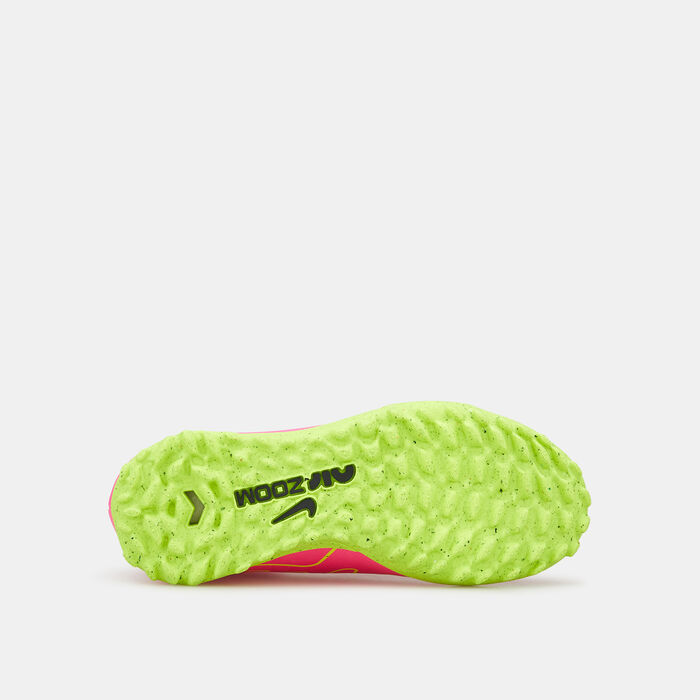 Nike Kids' Mercurial Superfly 9 Academy Turf Ground Football Shoes Pink image number 3