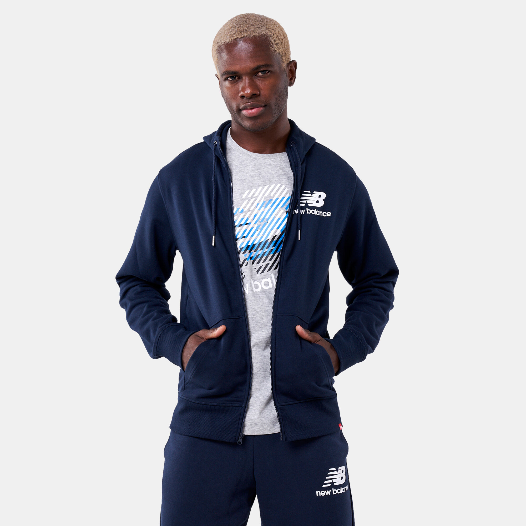 New balance essentials full zip hoodie discount