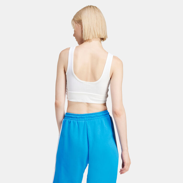 adidas Originals Women's Trefoil Tank Top White image number 1