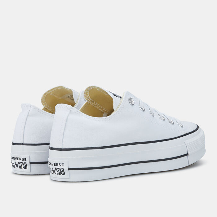 Converse Chuck Taylor All Star Platform Ox Unisex Shoe White image number 2