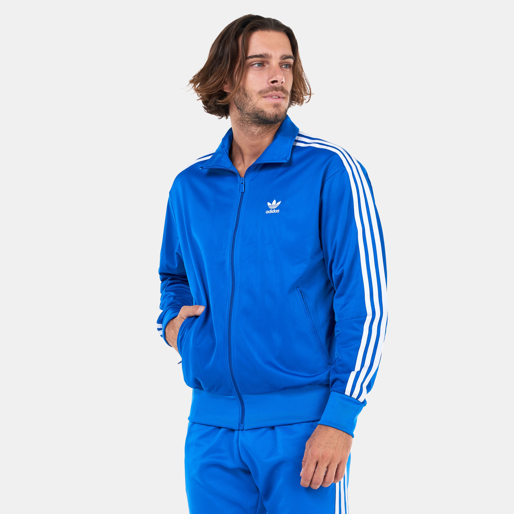 Adidas firebird track jacket blue 2025