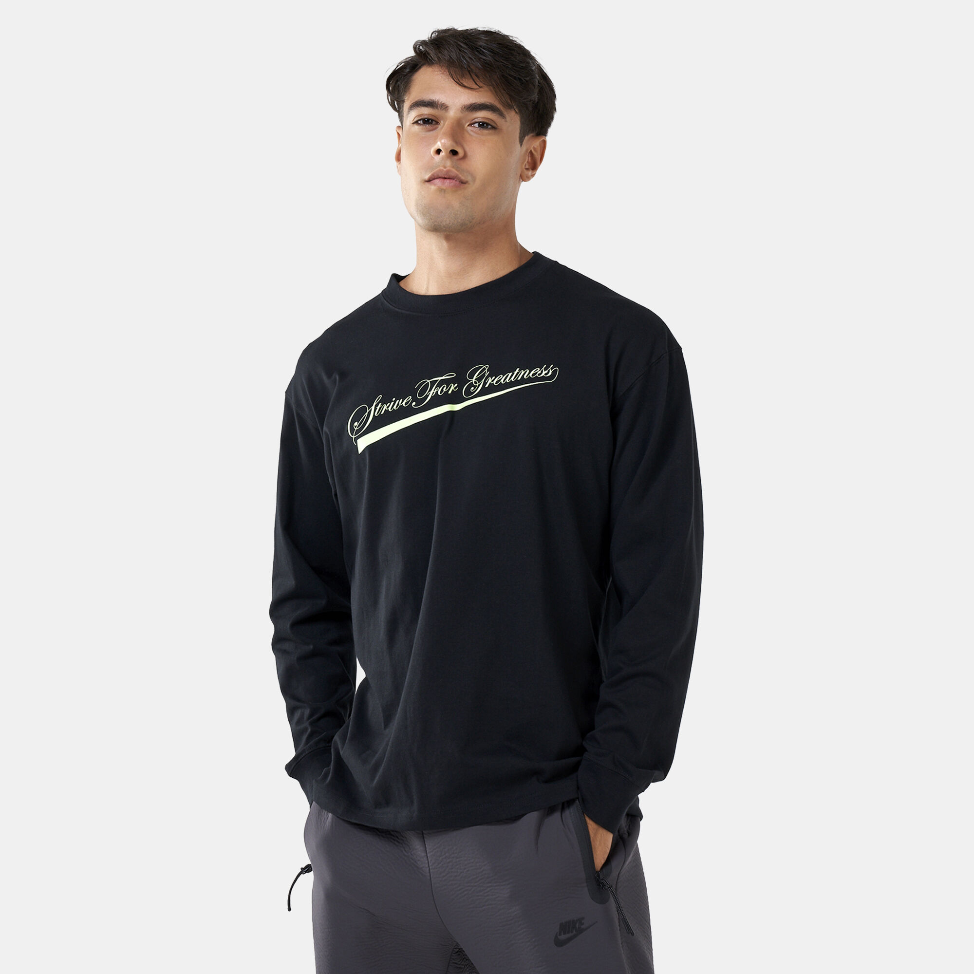 Men s LeBron James Lion Max 90 Long Sleeve T Shirt