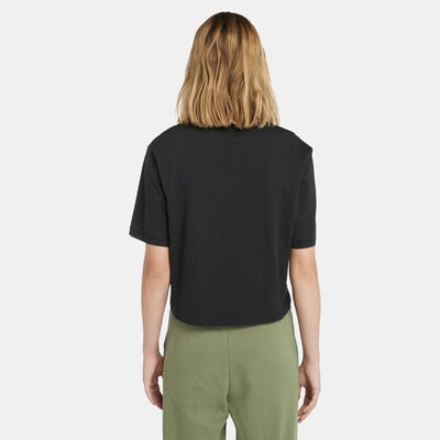 Timberland Women's Stack Logo T-Shirt Black