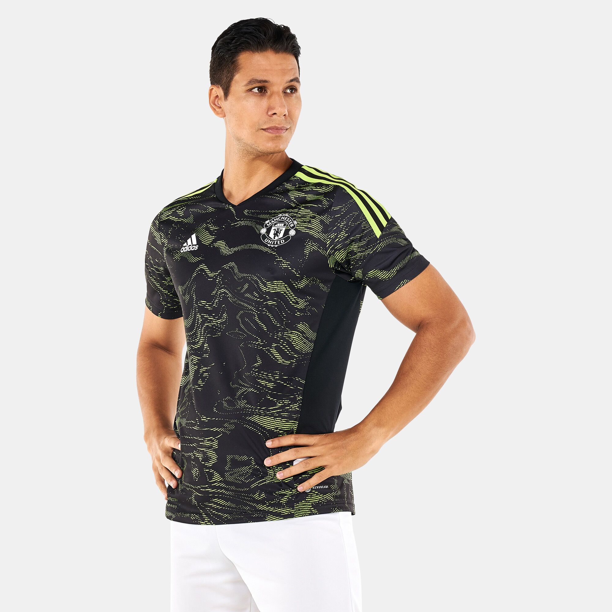 adidas Manchester United Condivo 22 Training Jersey - Green